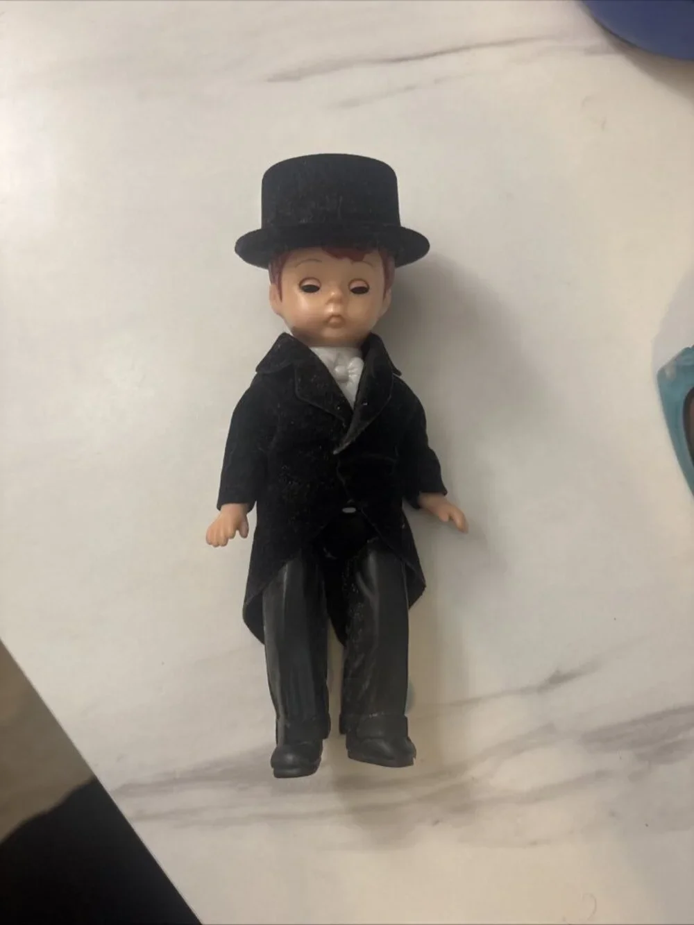 Vintage Madame Alexander Doll Boy Groom Arms Legs Head Move Eyes Close